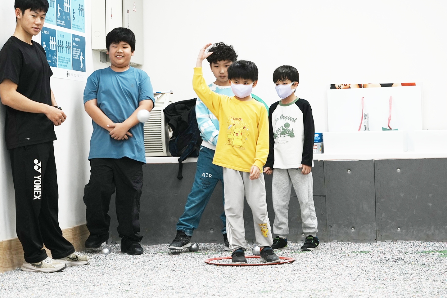 法式滾球體驗區